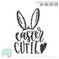 Easter Cutie With Bunny Ears - SVG PNG DXF EPS Cut File • Silhouette • Cricut • More