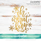 Oh What Fun | Snowflake - SVG PNG DXF EPS Cut File • Silhouette • Cricut • More