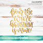 Pour the Wine His Last Name is Mine - SVG PNG DXF EPS Cut File • Silhouette • Cricut • More