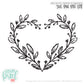 Floral Heart - SVG PNG DXF EPS Cut File • Silhouette • Cricut • More