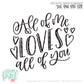 All of Me Loves All of You - SVG PNG DXF EPS Cut File • Silhouette • Cricut • More